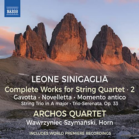 Leone Sinigaglia: Semtliche Werke fur Streichquartett Vol.2 [CD]