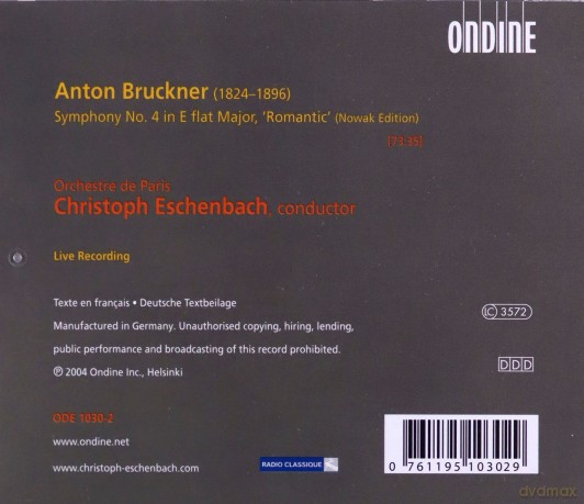 Anton Bruckner: Symphonie Nr.4 [CD]