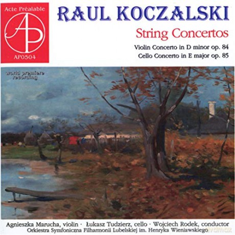 Raul Koczalski: Violinkonzert d-moll op.84 [CD]