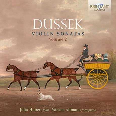 Johann Ludwig Dussek: Violinsonaten Vol.2 [CD]