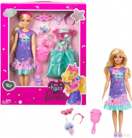 Barbie Moja Pierwsza Barbie Deluxe Blond Hmm66 Wb4