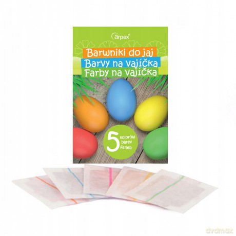 Barwnik Do Jajek 5kol 3g Mix Kolor Arpex Sw7262