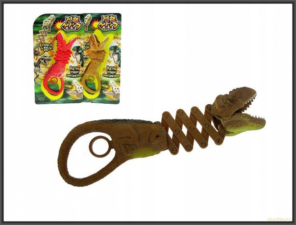 Dinozaur Wysuwany 23 cm 6-Kolorów