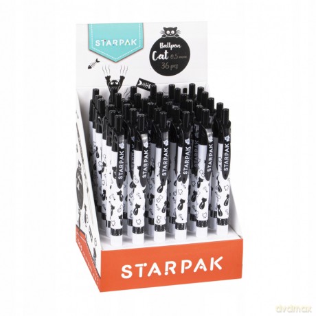 Długopis automatyczny 0.5 Cat Starpak 448627 36 sztuk