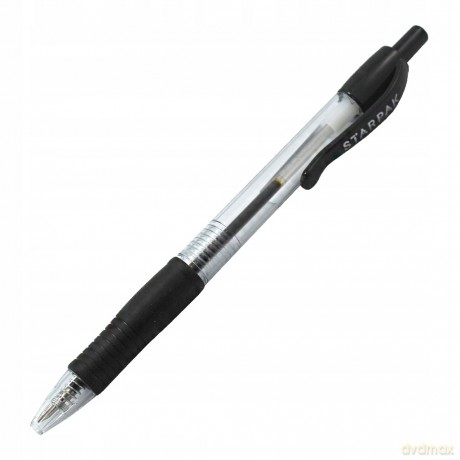 Długopis automatyczny Grip Czarny. Starpak 162129 36 sztuk