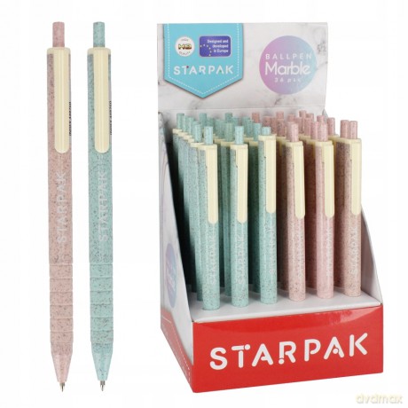Długopis automatyczny Marble Starpak 448760 36 sztuk