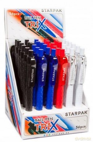 Długopis automatyczny Trix Starpak 406394 36 sztuk