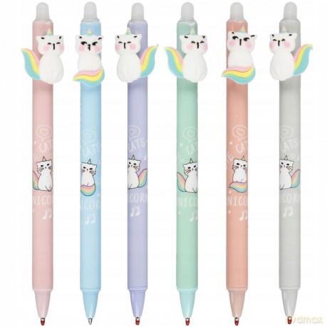 Długopis Ścieralny automatyczny 0.5 Kitty Starpak 505928 36 sztuk