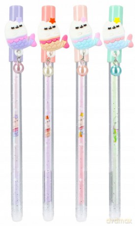 Długopis Ścieralny Zamykany 0.5 Mermaid Starpak 484782 36 sztuk
