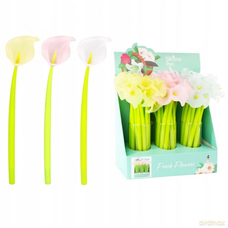 Długopis Żelowy Flowers Starpak 453666 54 sztuki