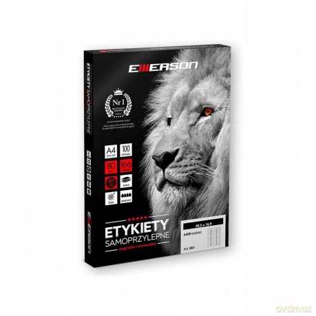 Etykieta Samoprzylepna 210x148 200szt Emerson 030