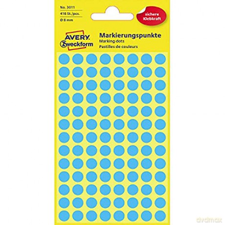 Etykieta Samoprzylepna Koła Niebieskie Avery Zweckform 3011 Zf
