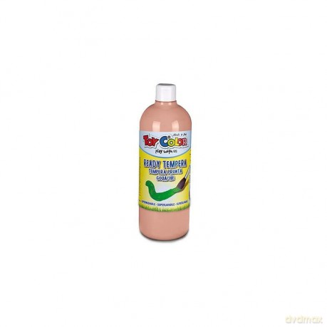 Farby Tempery w Butelce 1000 Ml Cielesny Różowy Hobart 554/27