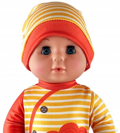 Lalka 28 cm Bobas w Czapce Akcesoria Różowa Pbh Artyk 128004