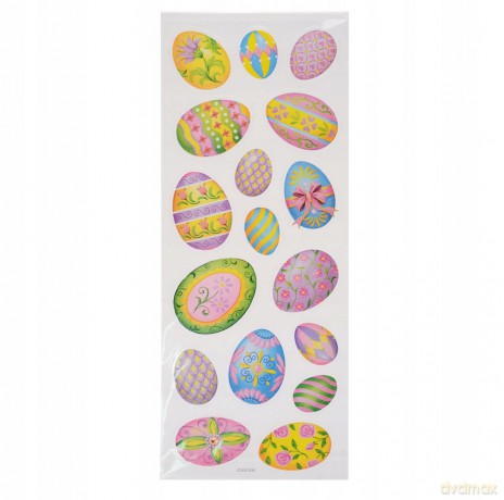 Naklejki 12,5x35 cm Brokatowe Mix Arpex Sw5877