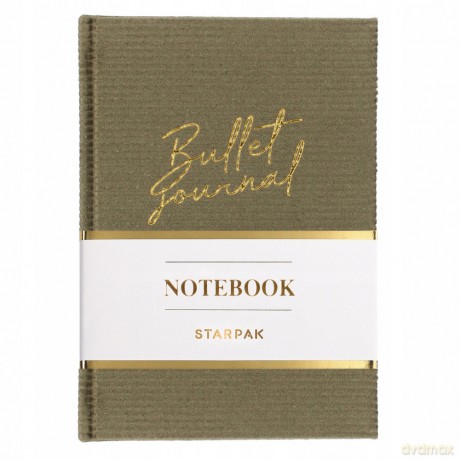 Notes A5 80 Kartek Sztruksowy Oliwka Starpak 452848