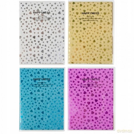 Notes Brokatowy A7 80 Kartek Mix Kolor Starpak 438288