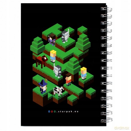 Notes Na Spirali A5 Twarda Oprawa Pixel Game Starpak 507481
