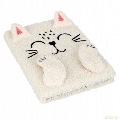 Notes Pluszowy White Cat Starpak 502129