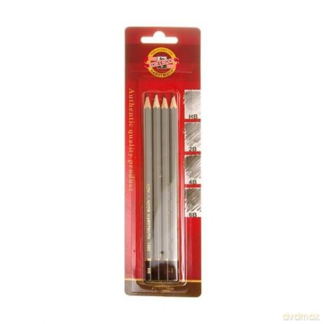Olowek Hb-2b-4b-6b K-I-N 1860/4 Kpl4szt B/C