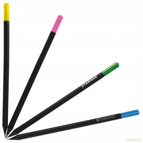 Ołówek Okrągły Black Pbh Op4szt Starpak 472409