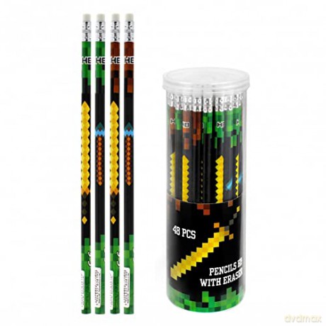 Ołówek z Gumką Pixel Game 48 Szt. w Tubie Starpak 490964