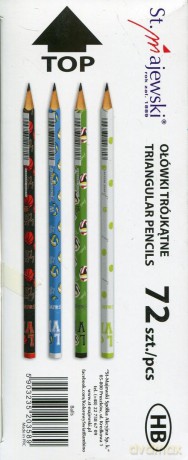 Ołówki Hb Trójkątne Balls Majewski 203589