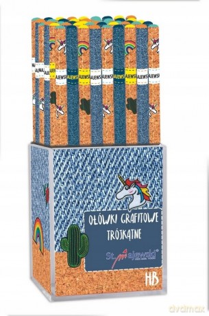 Ołówki Hb Trójkątne Jeans Majewski 203565