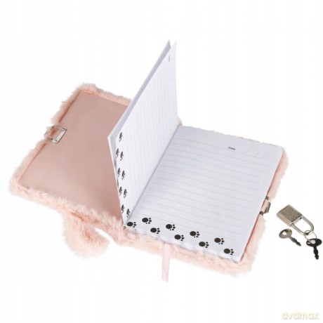 Pamiętnik Pluszowy A6 Cat Starpak 482221