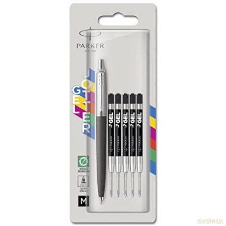 Parker Długopis Jotter Żelowy Ct Czarny z 5 Wkładami 2141129