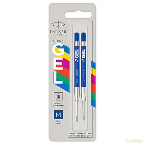 Parker Ekonomiczny Wkład Żelowy Niebieski 2szt 2136210