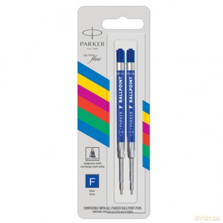 Parker Wkład Do Długopisu 0.5 Niebieski Blister 2 Sztuki 2166542