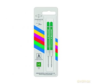 Parker Wkład Do Długopisu Zielony 0.7 Blister 2 Sztuki 2166546
