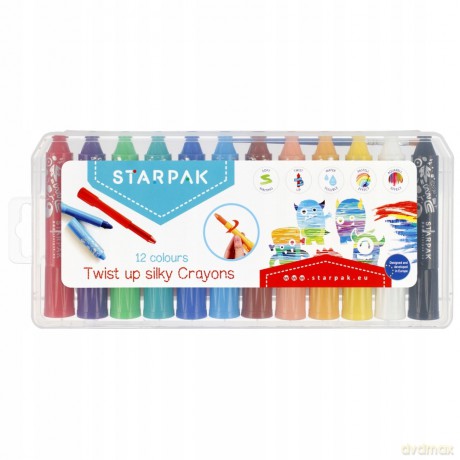 Pastele Olejne Wykręcane 12 Kolorów Starpak 591030
