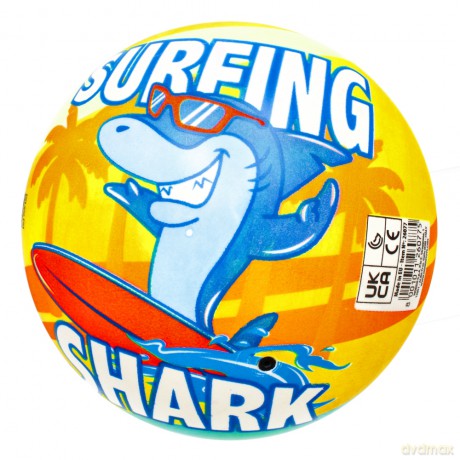 Piłka Kolorowa 23 cm Surfing Shark Brimarex 26077 Brx