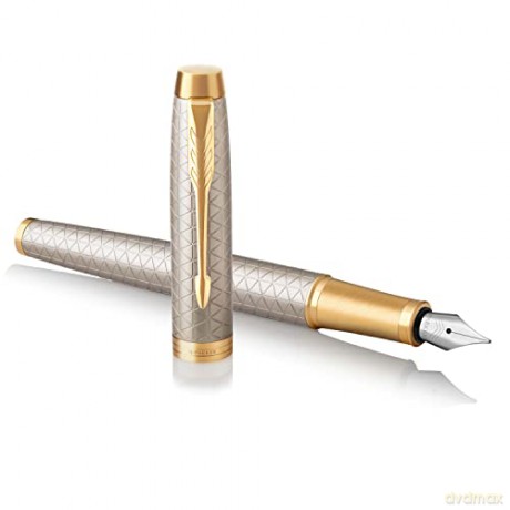 Pióro w Par Im Prem Dark Warm Grey Gt Etui