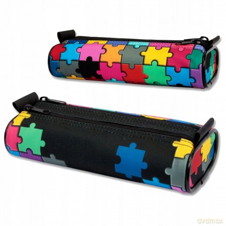 Piórnik Saszetka Owalny 2zamki Puzzle Warta Stella War-659