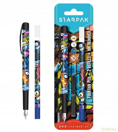 Pióro Wieczne z Nabojami I Wymazywaczem Graffiti Starpak 452440