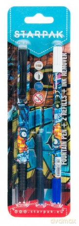 Pióro Wieczne z Nabojami I Wymazywaczem Graffiti Starpak 452440