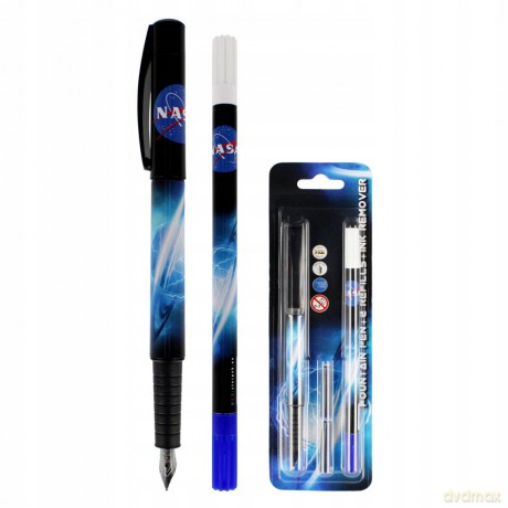 Pióro Wieczne z Nabojami I Wymazywaczem Nasa Starpak 491449