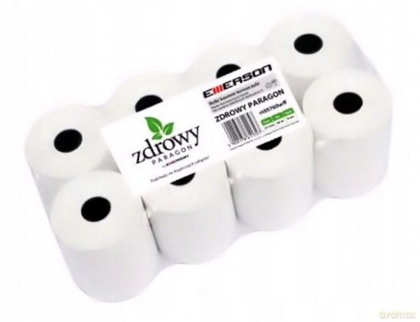 Rolka Termiczna - Zdrowy Paragon 57 Mm X 60 M, Karton = 64 Rolki