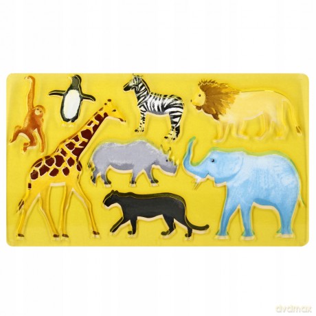 Szablon Rysunkowy Plastikowy Animals Starpak 505506
