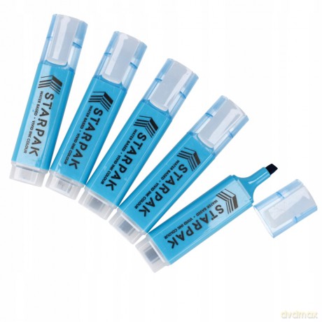 Zakreślacz Niebieski 10 Sztuk Starpak 230985