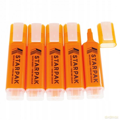 Zakreślacz Pomarańczowy Starpak 230984 10 sztuk