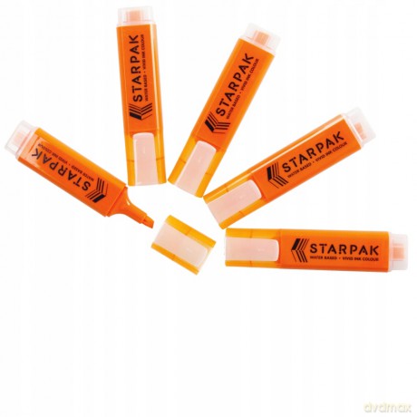 Zakreślacz Pomarańczowy Starpak 230984 10 sztuk