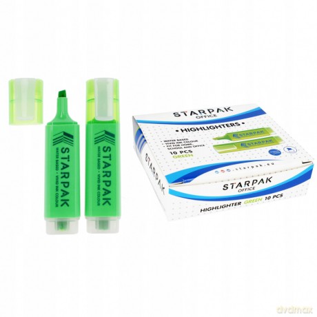 Zakreślacz Zielony Starpak 230983