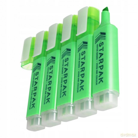 Zakreślacz Zielony Starpak 230983