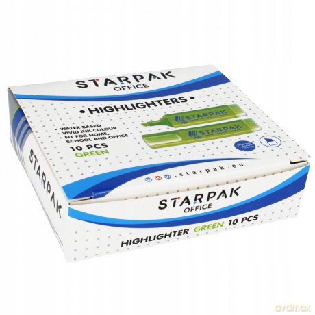 Zakreślacz Zielony Starpak 230983