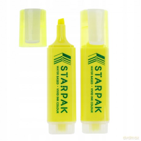 Zakreślacz Żółty Starpak 230982 10 sztuk