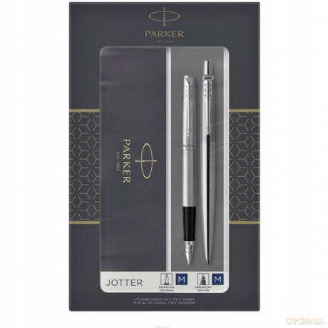 Zestaw Długopis Pióro Parker Jotter Stal Ct 2093258